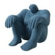 thumbnail image 2 of nórdica estatua cerámica arte abstracto je estatuilla escultura para pequeña sala escritorio decoración colección Azul, 2 of 9