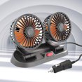 thumbnail image 1 of Ventilador De Coche Ventilador circulador de aire de 5/12/24 V, ventilador eléctrico de 2 velocidades para coche, camión, SUV, RV, grúas Likrtyny Para estrenar, 1 of 9