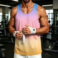 thumbnail image 2 of LWavelet Beach Tank Tops for Men Big and Tall Dry Fit Sleeveless Shirts Summer Tops for Workout Swimming Running Athletic, 2 of 3