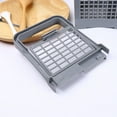 thumbnail image 3 of OULII 1Pack Silverware Organizer for Dishwasher Grey Plastic Kitchen Storage for Household Users, 3 of 4