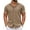 Brown, variant on COOFANDY Men's Casual Summer Shirts Wrinkle Free Short Sleeve Button Down Shirt