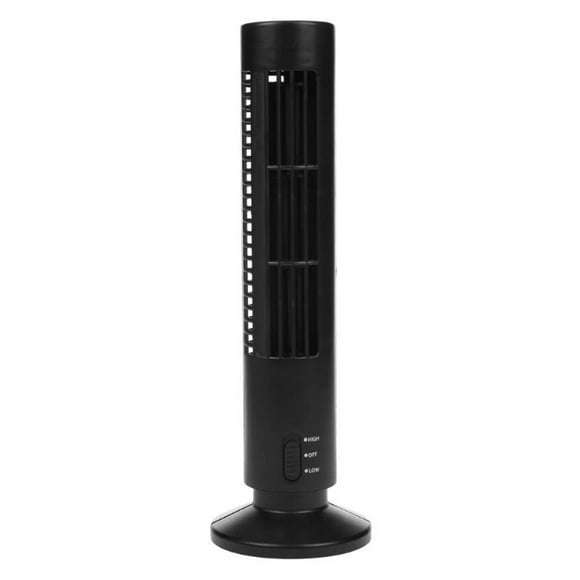 Ventilador portátil sin aspas: Mini ventilador de torre de enfriamiento de aire acondicionado de escritorio USB para oficina en casa