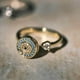 thumbnail image 4 of Anillo de plata Cubic CZ Banda Anillos Ajustable Anillos hechos a mano Joyería, 4 of 7