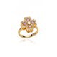 thumbnail image 1 of Anillos de trébol de cuatro hojas de corazón de circón giratorio para mujer, acero inoxidable, antiestrés, ansiedad, anillo Fidget, joyería, regalo de Navidad, 1 of 4