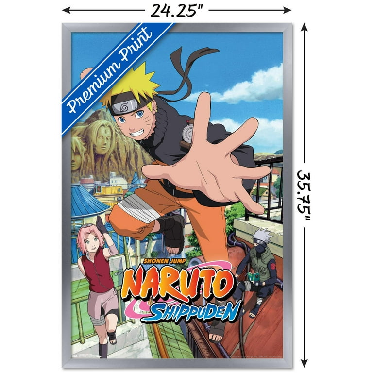 Naruto Shippuden - Jump Wall Poster, 22.375
