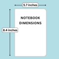 thumbnail image 4 of RICCO BELLO Primo Dotted Grid Journal Notebook, Faux Leather, Pen Holder, Numbered Pages, Index, Thick Paper, Ribbon Bookmarks, Expandable Storage Pocket 5.7 x 8.4 Inches (Brown), 4 of 4