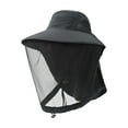 thumbnail image 4 of Sombrero de apicultor con malla y protección facial Negro jinwen, 4 of 8
