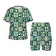 thumbnail image 1 of Balery Lemon and Leaves Conjunto de Pijama Infantil de Manga Corta con Estampado – Ropa de Dormir de Algodón Suave-Large, 1 of 6