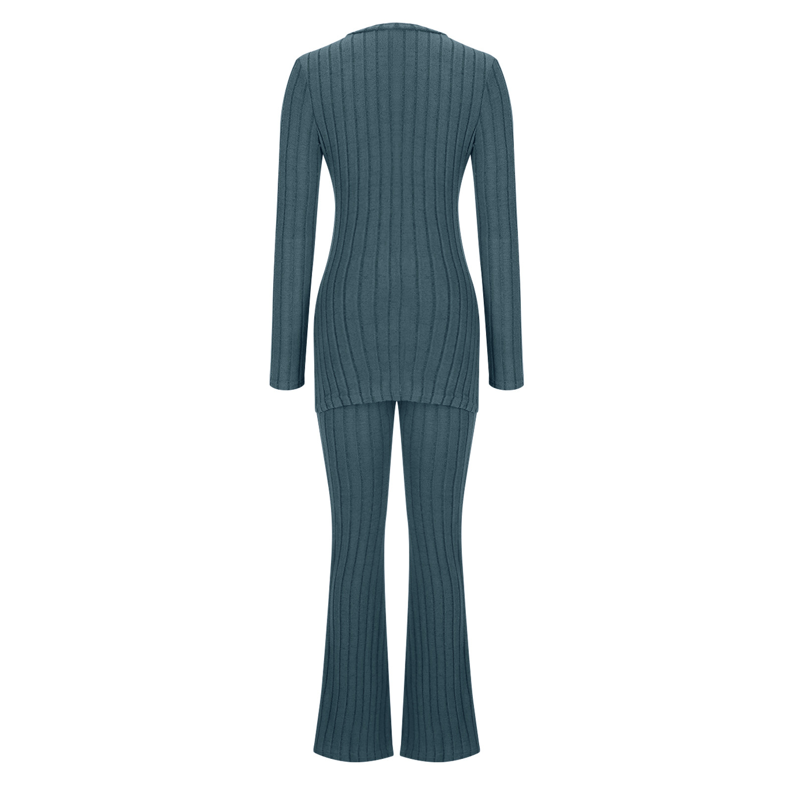 Ensemble Leggings Évasés Fille - T-shirt Manches Longues + Pantalon Flare, Tenue Printemps