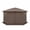 Khaki, variant on Garvee 13x13ft Hexagon Gazebo Canopy Tent with Awning 210D Oxford Outdoor Camping Shelter Pop Up Easy Setup Green Light Gray