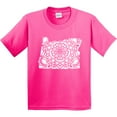thumbnail image 3 of Inktastic Oregon Silhouette Mandala Youth T-Shirt, 3 of 5