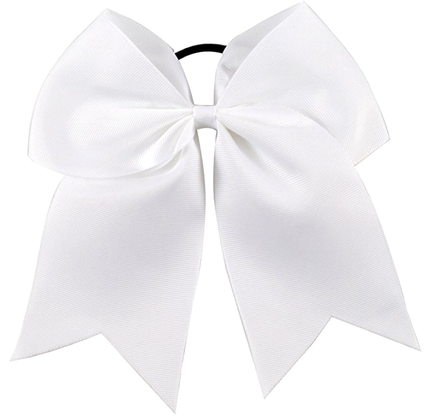 pigtail bows School...Navy and White bow set Mini cheer style hair bows 