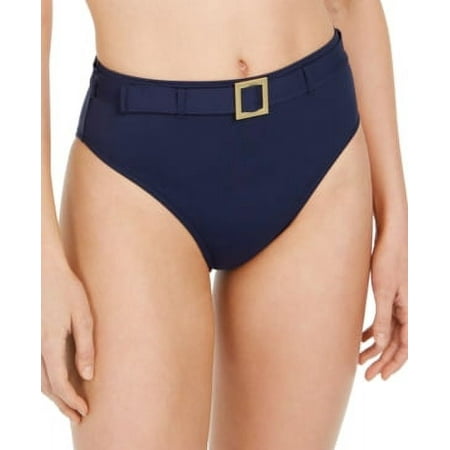 WeWoreWhat DRESS BLUES Annie High-Waist Bikini Swim Bottom  US Medium