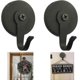 thumbnail image 1 of Set of 2 magnetic hooks for wreaths by placing a magnet on each side of the glass, or they can also be used on steel doors alone, (magnetic base with, 1 of 5