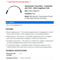 thumbnail image 2 of Speedometer Transmitter - Compatible with 1992 - 2004 Freightliner FL60 1993 1994 1995 1996 1997 1998 1999 2000 2001 2002 2003, 2 of 2