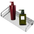thumbnail image 2 of Shower Caddy  Floating Shelves Shower Caddy Bathroom Shelf, Stainless Steel Kitchen Bathroom Shelf, Wall-Mounted Storage Rack Single Layer Bathroom Shelf/20Cm, 2 of 7