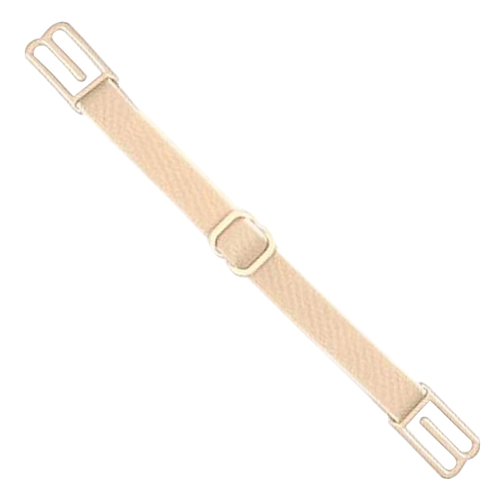 NUZYZ Women Non Slip Elastic Bra Strap Holder Adjustable Band Buckle Racer Back Clip Skin Colour
