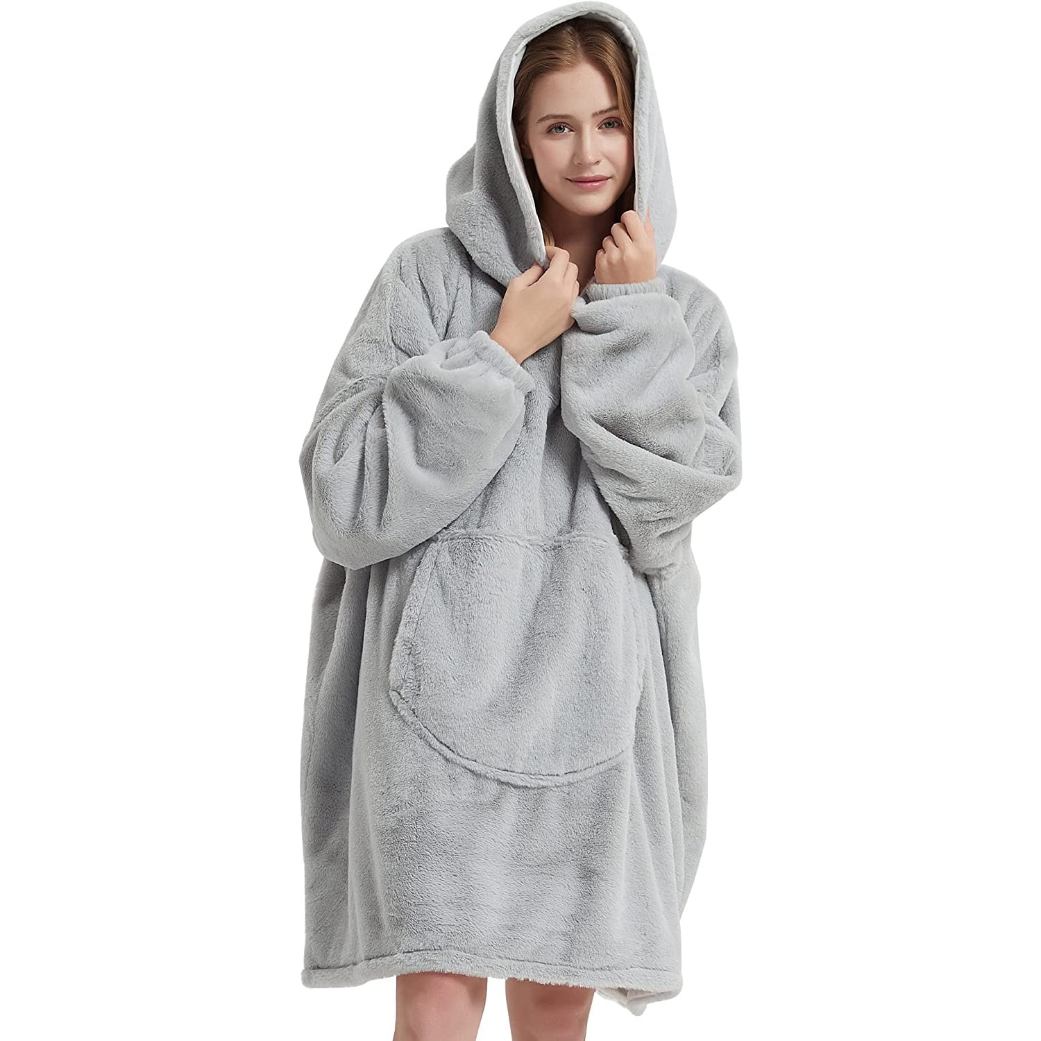 softan Blanket Hoodie, Oversized Wearable Blanket for Adult Women and