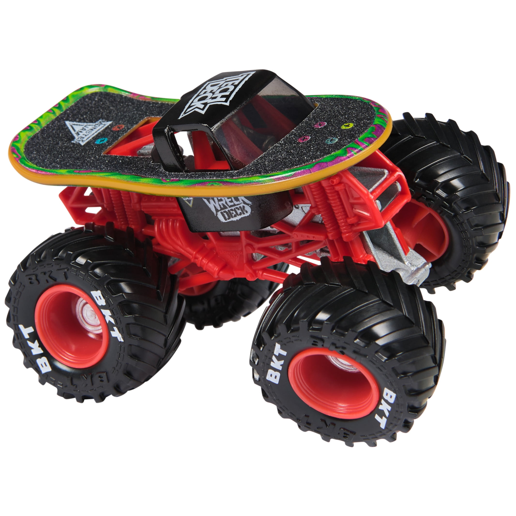 Monster Jam, Official Wreck Deck Monster Truck, Die-Cast Vehicle, 1:64 Scale, Kids Toys for Boys Ages 3 and up