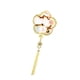 thumbnail image 1 of Broche elegante, broches de aleación duraderos para mujeres, hombres, fiestas, mochilas, camisas, trajes. Ciruela, 1 of 7