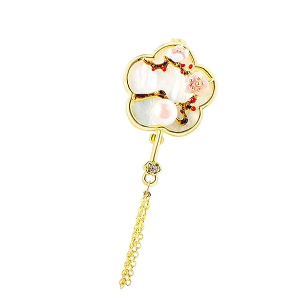 Broche elegante, broches de aleación duraderos para mujeres, hombres, fiestas, mochilas, camisas, trajes. Ciruela