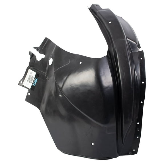 TRQ Front Right Rearward Inner Fender Liner Black Passenger Side Fits Select 2007-2012 GMC Acadia GM1249185