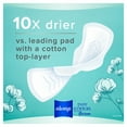 Always Pure Cotton Feminine Pads for Women, Size 2, Heavy Flow, with
