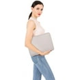 thumbnail image 5 of Mosiso Laptop Sleeve for MacBook Air Pro 13 inch M3 M2 M1 Lenovo Dell HP Asus Acer, Protective Neoprene Notebook Bag with Small Case, Rock Gray, 5 of 5