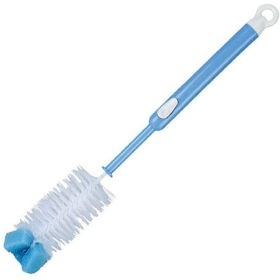 2 Pack Long Bottle Cleaning Brush for Long and Narrow Neck Beer, Wine, Kombucha, Bottles, Pitcher, Carafe, Glass Jars, Brewing Bottle Cleaner,Easy to Clean Corner, 15 to18.5 inch