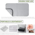 thumbnail image 3 of FASTBIRD Magnetic Ironing Mat Blanket, Foldable Ironing Mat Portable Ironing Board for Ironing Clothes Heat Resistant Mat Portable Double Sided Use Travel Office Student Dormitory, 18 x 33 inch, 3 of 7