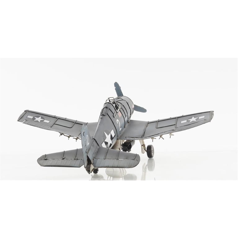 Old-Modern Handicrafts Grumman F6F Hellcat Model, Handcrafted Iron
