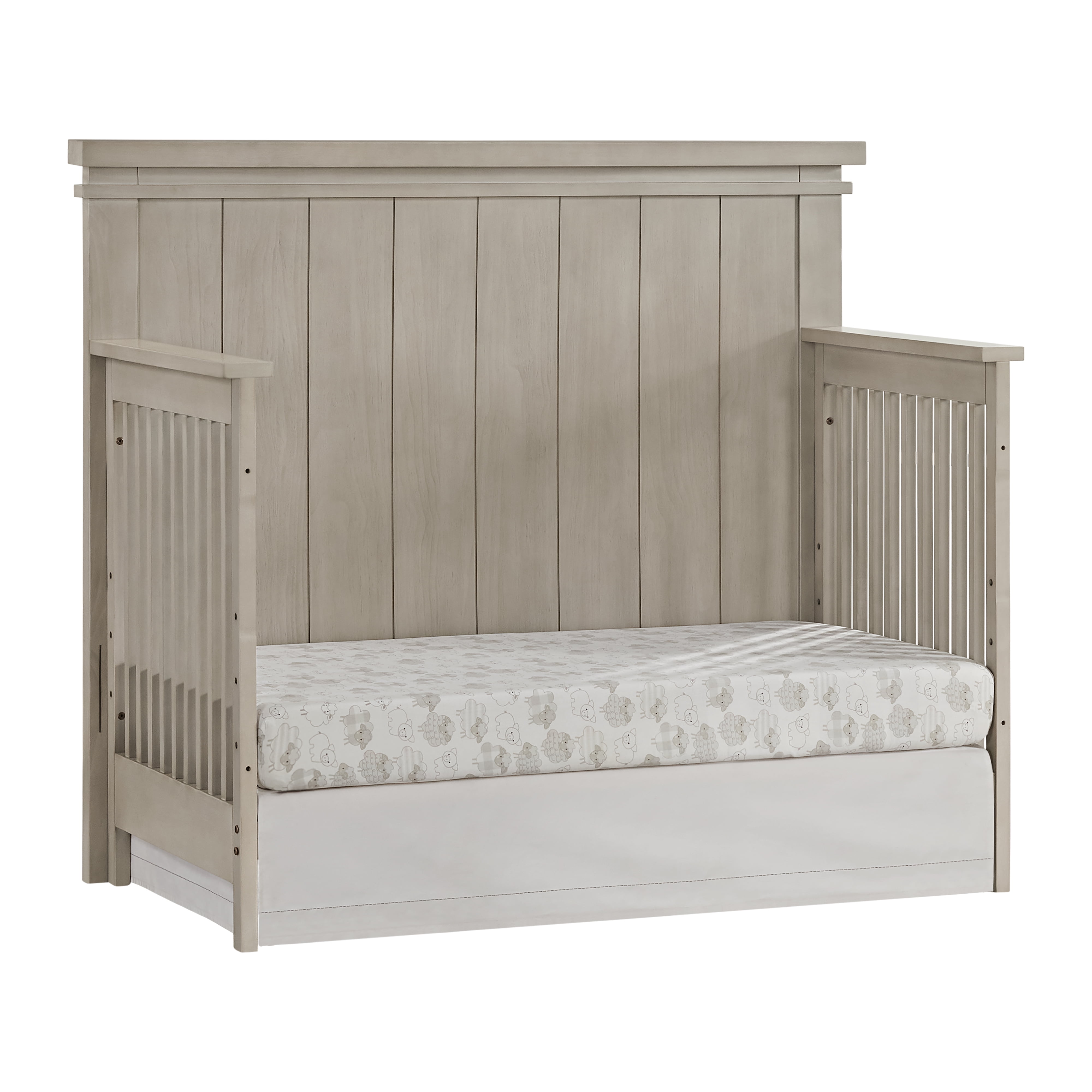 Soho Baby Hampton 4-in-1 Convertible Crib, Stone Wash, GreenGuard Gold Certified
