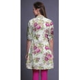 thumbnail image 3 of Bimba Indian Short Kurtis For Women Printed Tunic Roll Up Sleeve Shirt, 3 of 6