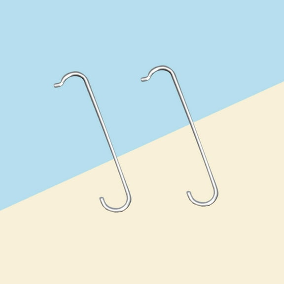 Raindrops Cyclists Bicycle Chain Hook Silver 2Pcs