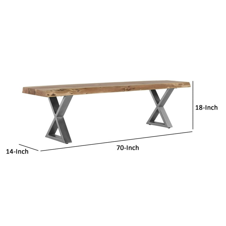 Dining bench 70 inches deals