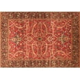 thumbnail image 1 of Ahgly Company Indoor Rectangle Oriental Orange Industrial Area Rugs, 7' x 10', 1 of 4