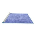 thumbnail image 2 of Ahgly Company Machine Washable Indoor Rectangle Persian Blue Traditional Area Rugs, 4' x 6', 2 of 4