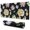Pioneer Flower Floral-1, variant on Long Mouse Pads for Desk,Pioneer Flower Floral Print Pattern Desk Mats on Top Of Desks, Desk Mouse Pad Extra Large with 3mm Non-Slip Base and Stitched Edge for Gaming,Office,Work,Home 31.5"x11.8"