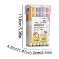 thumbnail image 3 of Eolstice Rolling Pens 0.5 Mm Japanese, Fast Drying Fine Point Pens, Liquid Ink Glossy Writing For Office Student Supplies 10ml Set, 3 of 6
