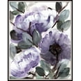 thumbnail image 2 of Chapman, Marcy 15x18 Black Ornate Wood Framed with Double Matting Museum Art Print Titled - Farmhouse  Bush purple II, 2 of 4