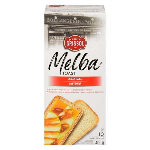 Boulangerie Grissol Melba Toast Original, Dare 400g