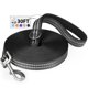 thumbnail image 1 of Correa de adiestramiento para perros XiaZ de 30 pies de nailon negra con banda reflectante, 1 of 7