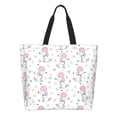 thumbnail image 1 of Disketp Cute Poodle Dog Bolsa Tote Estampada para Mujer, Bolso de Hombro y de Mano para Compras y Viajes, 1 of 8