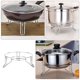 thumbnail image 4 of TABLETREANDS 1Ud Trivet De Cocina En Acero Inoxidable Para Protección De Encimeras Y Estabilidad, 4 of 8