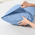 thumbnail image 4 of Luxcidy 2pcs Body Pillowcase for Hot Sleepers, Stay Cool All Night, Pillowcases Body Size, Body Cooling Pillow Cases Cover, for Hot Sleepers and Night Sweats, 18.90x29.13 inches, 4 of 6