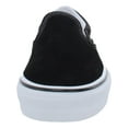 thumbnail image 3 of Vans Mens Skate Slip-on Leather Lifestyle Skate Shoes B/W 7.5 Medium (D), 3 of 3
