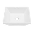 thumbnail image 2 of St. Tropez Square Ceramic Vessel Sink, 2 of 9