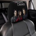 thumbnail image 4 of The Vampire Diaries Poster Car Headrest Cover 2 Pcs Vehicles Seat Pillow Cover Protector Accessories Decor Auto Front/Rear Seats Head Rest Cover 2 Pcs Universal Fit Most Cars Sedan SUV Van, 4 of 7