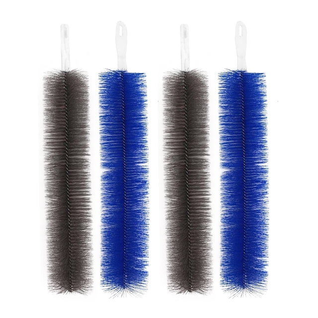 4 cepillos de limpieza para ventiladores, cepillos flexibles para polvo de ventiladores, limpiadores de ventiladores.