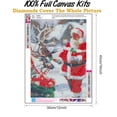 thumbnail image 2 of UKAP Christmas Santa Claus Diamond Painting 5D Full Drill DIY Embroidery Cross Stitch Home/Hotel Wall Art Decor, 2 of 8